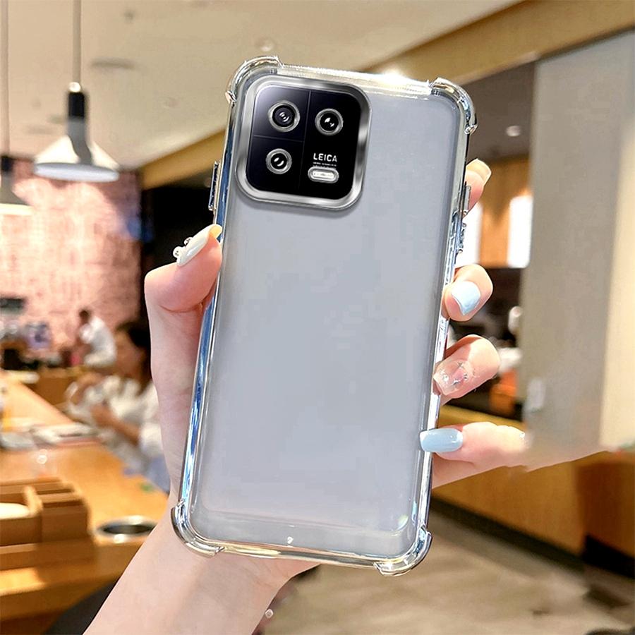 Противоударный чехол с защитой камеры (Airbag) для Xiaomi Mi 11 Lite 5G 11i 12 12X 13 Pro 14 14T 15 Ultra 12T 13T 15T, силиконовый прозрачный чехол с покрытием