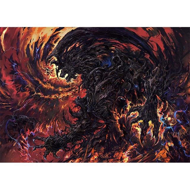 Abstract Magic Dark Monsters And Knights Prints Poster Canvas Painting Modern Wall Art Picture HD Living Room Bedroom Home Decor