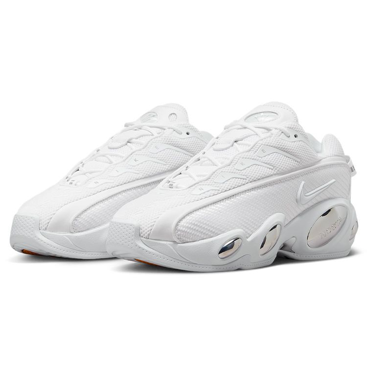 Кроссовки NOCTA x Nike Glide Triple White Унисекс Хромированный Университетский Золотой DM0879-100