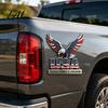 Прочный клейкий автомобильный стикер США Вера Семья и Свобода Металлический значок Орел
