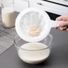 Fine Mesh Strainer Spoon Kitchen Food Strainers Reusable Fine Colander Mesh Sieve Strainer for Juice Soy Milk Coffee Wine Filter