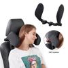 Car Seat Headrest Mesh Cloth Neck Support Pillow Side Head Support Travel Sleeping Cushion Car Accessories Telescopic