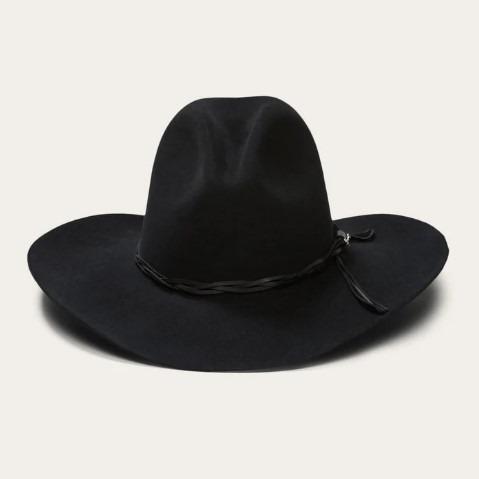 Hot Sale Men's Wool Jazz Edging Top Hat Fashion Cowboy Wind Felt Hat Gentleman's Knight Hat Winter