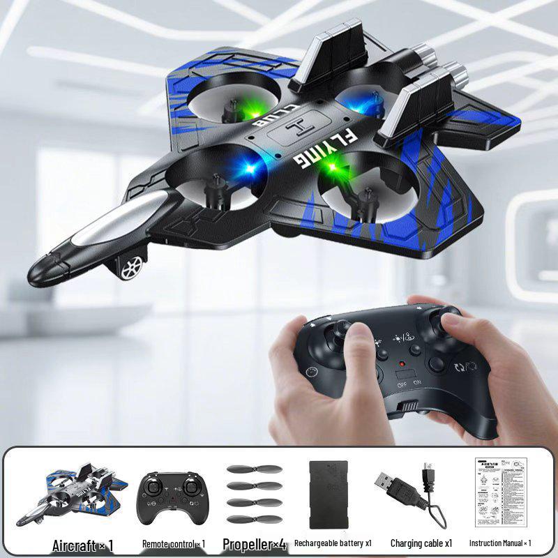 Specialty Light Fighter Remote Control Foam Airplane - Durable, Fixed Altitude, Hovering Toy for Kids