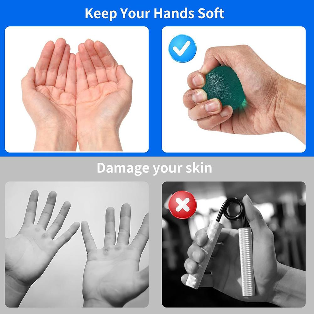 6 шт. мячей для разминания для терапии рук для укрепления кистью, снятия тревожности