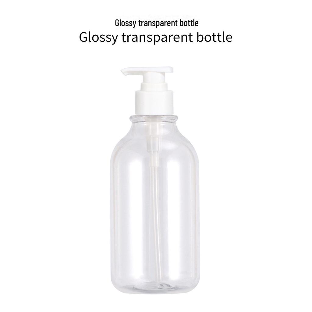 Бутылка с круглым плечом из ПЭТ для лосьона, шампуня и мыла для рук - 300 мл/500 мл