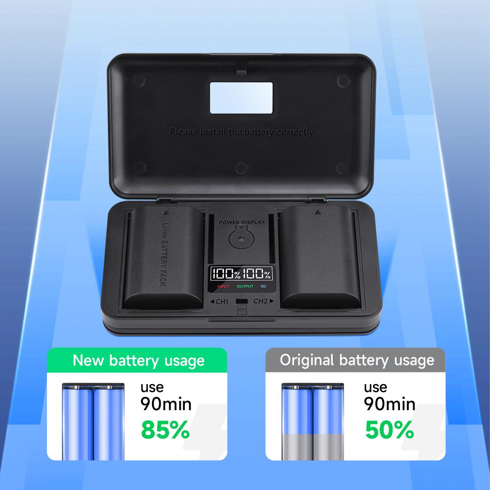 Новый ЖК-дисплей зарядного устройства LP-E17, дисплей мощности для камеры Canon EOS 200D M3 M6 750D 760D T6i T6s 800D 8000D Kiss X8i