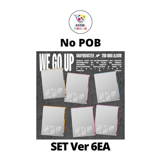 Выберите POB PATTERN Ver МИНИ-АЛЬБОМ BABYMONSTER 2-й WE GO UP