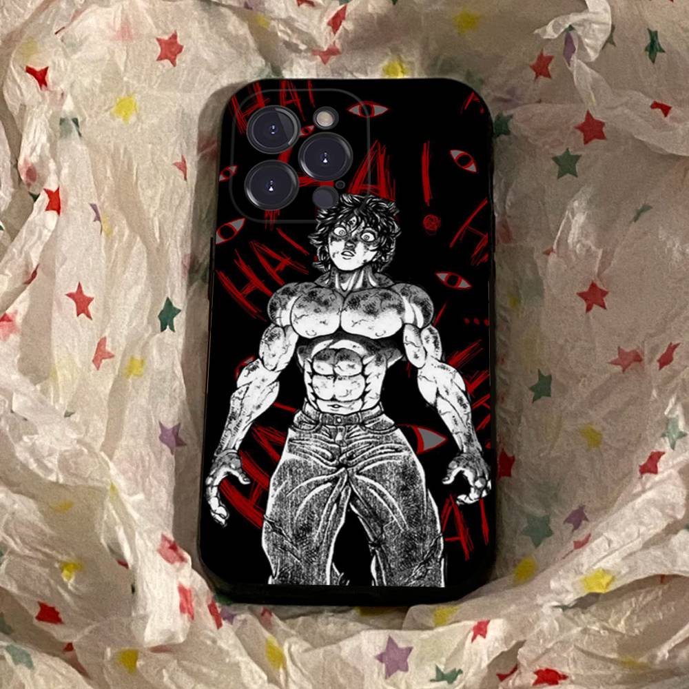 Крутой B-Baki HanmaS Для iphone 17 16 15 14 11 12 13 Pro Max Plus Чехол Милый Арт Чехол для Телефона