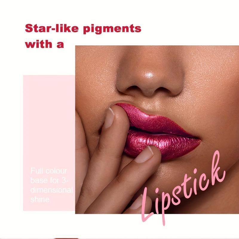 Блестящая помада от Gel Lipstick с сияющим финишем, подходит для всех типов кожи, доступна в ягодных, коричневых, розовых и фиолетовых оттенках