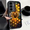 Phone Case for Samsung Galaxy S26 S25 Ultra S24 FE Bee Keeping Honey Cute Shell S23 Plus S22 + S21 S20 5G Soft Silicone Funda