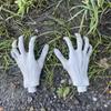 Pair Plastic Artificial Creepy Hands Halloween Haunted House Decoration Ornament