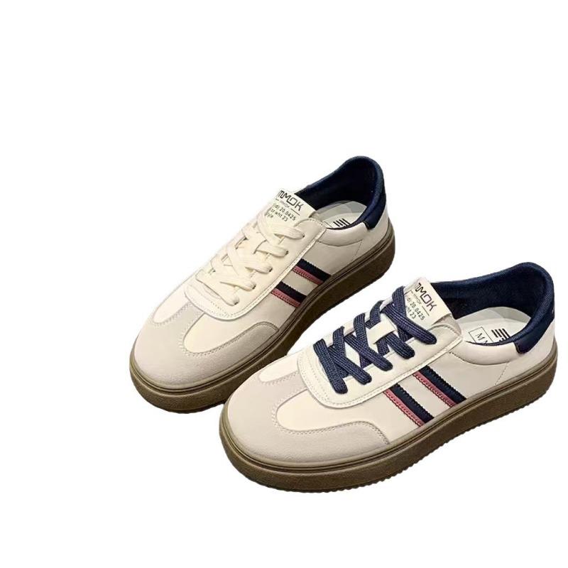 College Style Thick-soled Color Matching Women's New Fashion Versatile Comfortable Lightweight Casual Sports Shoes