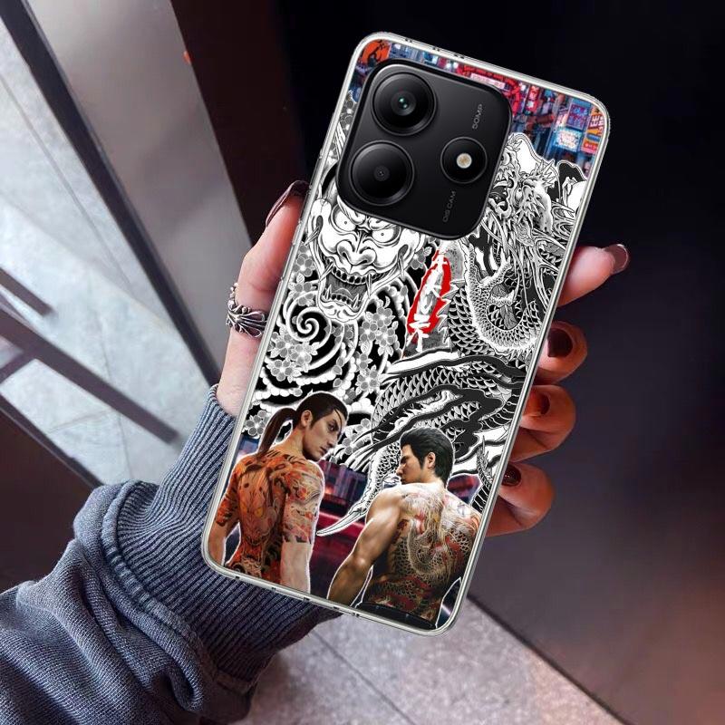 Yakuza 0 Game Phone Case For Xiaomi Redmi Note 10 11 12 13 14 15 Pro Plus 11S 12S 14S 11T 11E 10S Soft TPU Back Cover Redmi Note