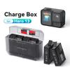 AMAGISN Camera Battery Fast Charging Box for GoPro Hero 13/12/11/10/9 Memory Card Storage Case