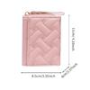 Women's Embroidered Heart PU Leather Wallet - Short, Simple, Multi-Card Slot, Coin Purse, Money Clip Holder