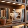Забавная фигурка воробья в солнцезащитных очках, 3D-печать, крутая статуэтка птицы, новинка, животное, настольное украшение для дома и офиса