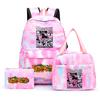 3Pcs/set Anime Dragon Ball Backpack for Girls Boys Back To Schoolbag with Lunch Bag Student Bookbag Men Women Travel Bag Mochila