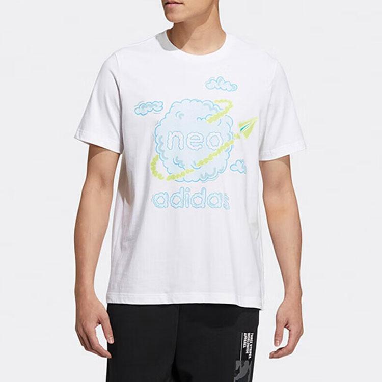 Men's T-Shirt Adidas Neo T Shirt Unisex White