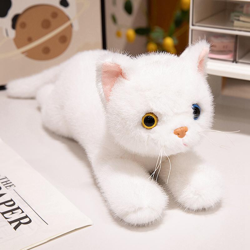 45/55 см Милые Игрушки Кот-Тряпичная Кукла Плюшевые Мягкие Набивные 8 Цветов Модель Котенка Поддельный Кот Реалистичные Животные Девочки День Святого Валентина