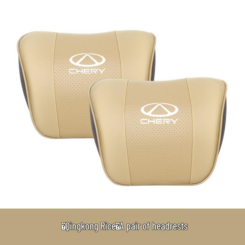Chery Car Neck Support Pillow: Compatible with Little Ant QQ, Ice Cream Arrizo 5, Tiggo 8 Headrest