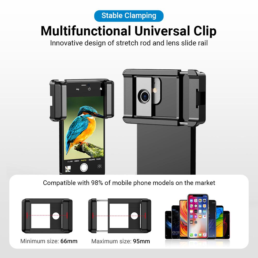 20-40x Zoom Smartphone Lens Glass Optics Digital Camera Lenses Dual Zooms Telescope Universal Telephoto Phone Camera Lens