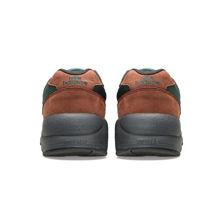 New Balance Мужские 580 Говядина и Брокколи Унисекс Кроссовки Коричневый Махагон Ночной Дозор-Зеленый MT580RTB