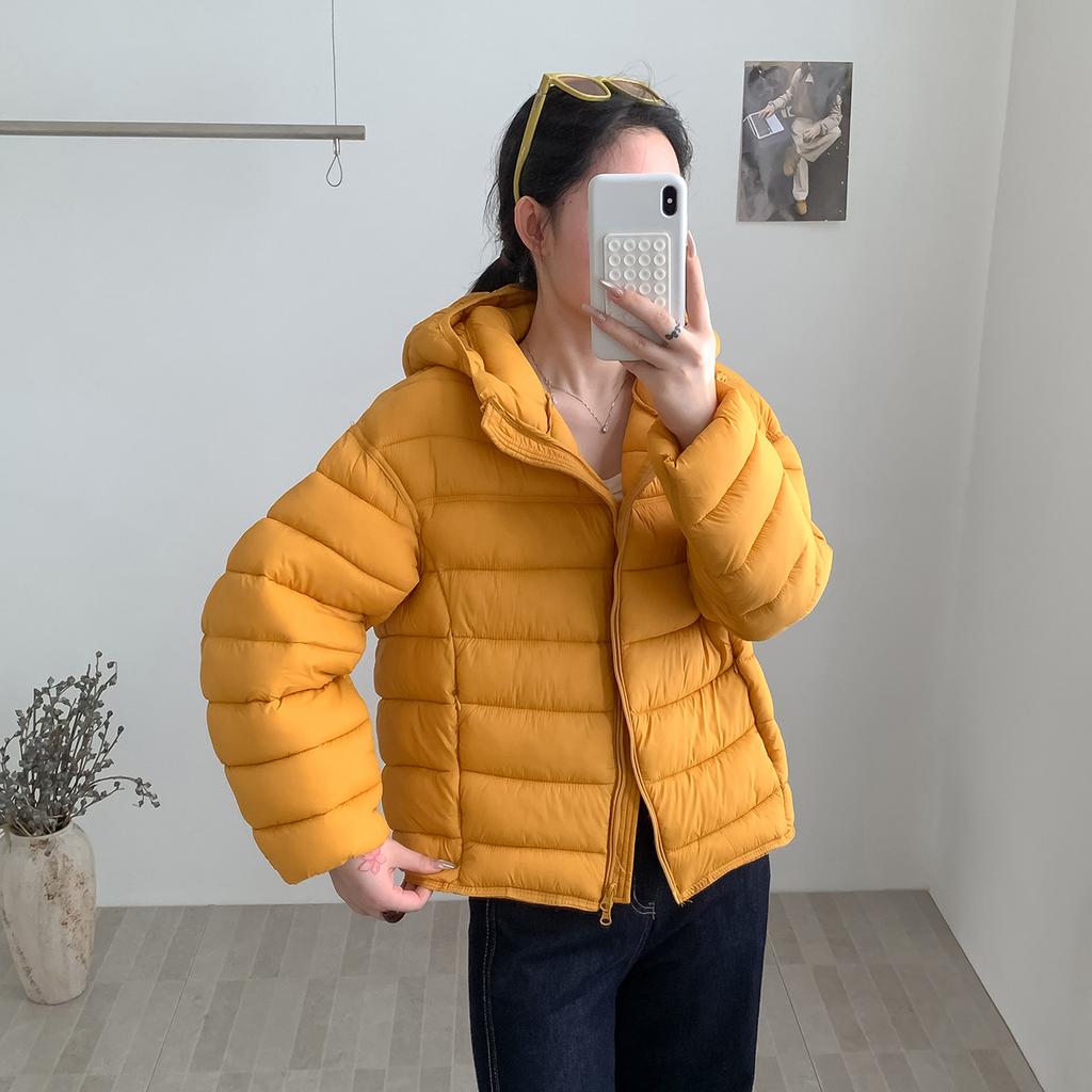 Women's fashion casual down cotton clothes hooded ribs design puff cotton clothes winter new