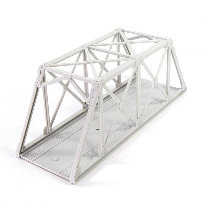 HO Scale 1:87 Truss Bridge Kit (Unpainted) QLF46 3.94 x 9.84 x 1.18 inches