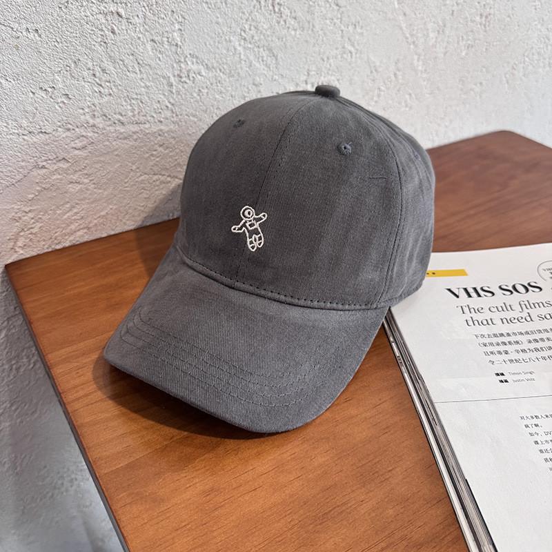 Хлопковая повседневная твиловая вышитая бейсболка, кепка для защиты от солнца с изогнутым козырьком