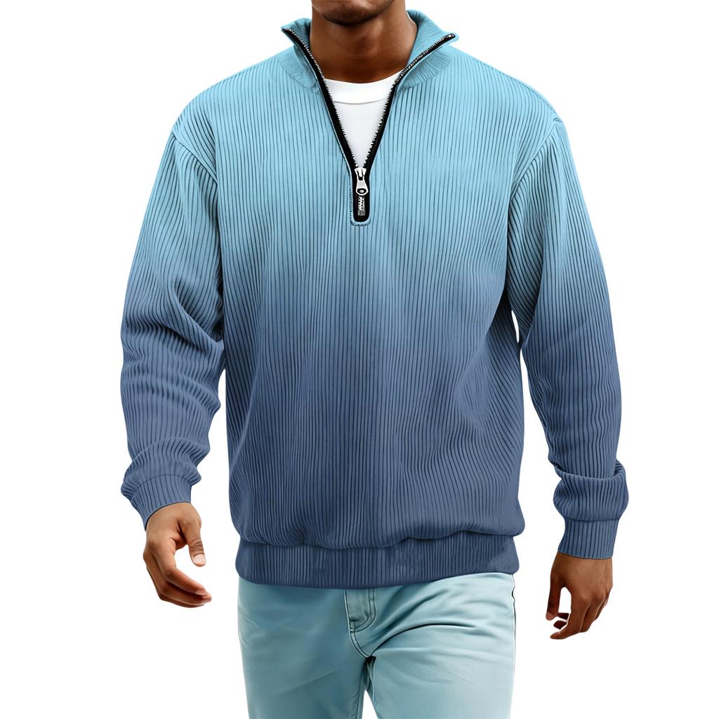 Мужская толстовка с капюшоном на молнии 1/4