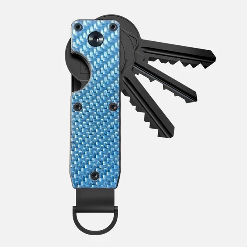 Многофункциональный металлический брелок с держателем AirTag для использования на открытом воздухе