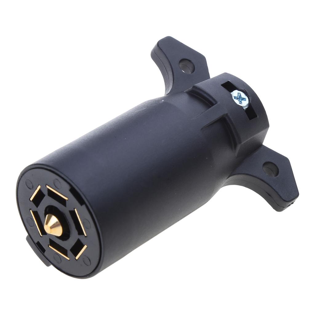 Vehicle-Side 7-Pin RV Blade Trailer Wiring Harness Connector