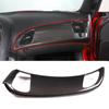 ABS Carbon Car Co-Pilot Air Conditioning Vent Outlet Frame Trim Cover For Chevrolet Corvette C7 2014- Interior