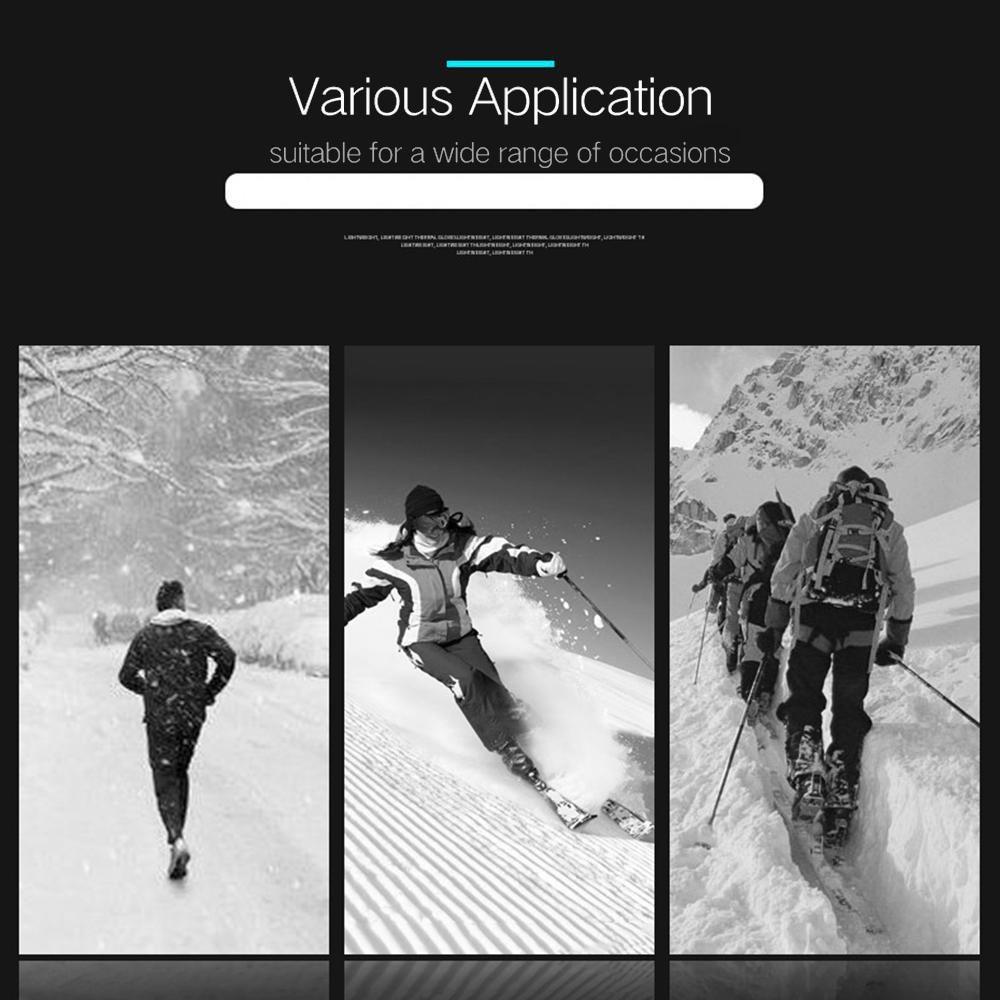Зимние готические панк термо перчатки теплые черные перчатки для сенсорного экрана противоскользящие варежки ветрозащитные перчатки