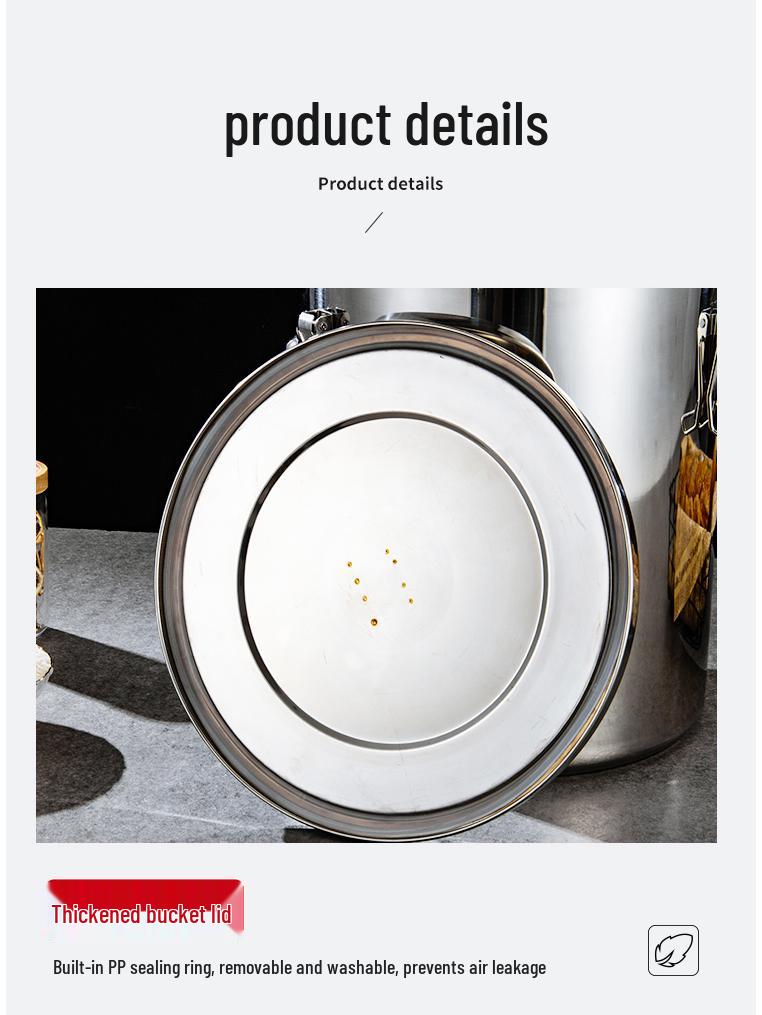 Герметичный многоцелевой бочонок из нержавеющей стали 304 для хранения вина, чая, молока, для ферментации, масла или риса