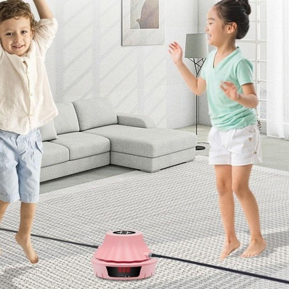 LED Display Electric Jump Rope Remote Control Automatic Jump Rope Smart Skipping Machine Home Gym