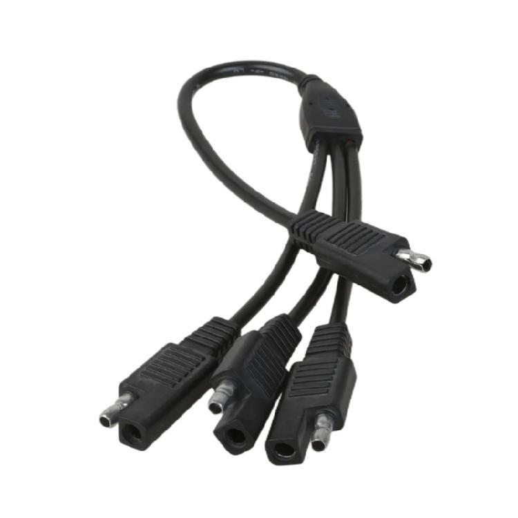 18AWG SAE Y Splitters Cable SAE 1 to 2/3/4 Charging Power Automotive Connectors