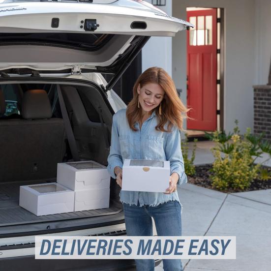 Прочное окно коробки для торта видимое прозрачное, держите в чистоте