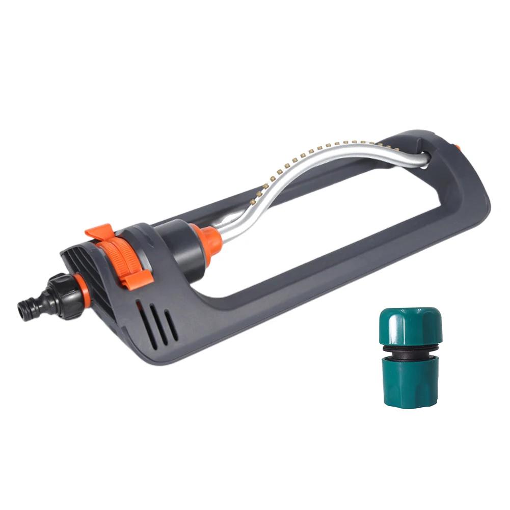 Дождеватель для газона 4 режима Осциллирующий садовый дождеватель 19 отверстий с 3/4-дюймовым соединителем для охлаждения газона/сельскохозяйственного орошения