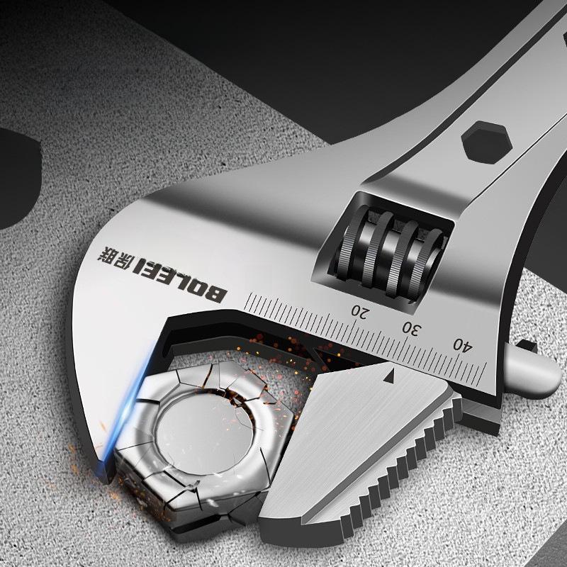 Разводной многофункциональный быстроразъемный ключ, хром-ванадиевая сталь, трубные клещи для экономии труда в домашнем хозяйстве