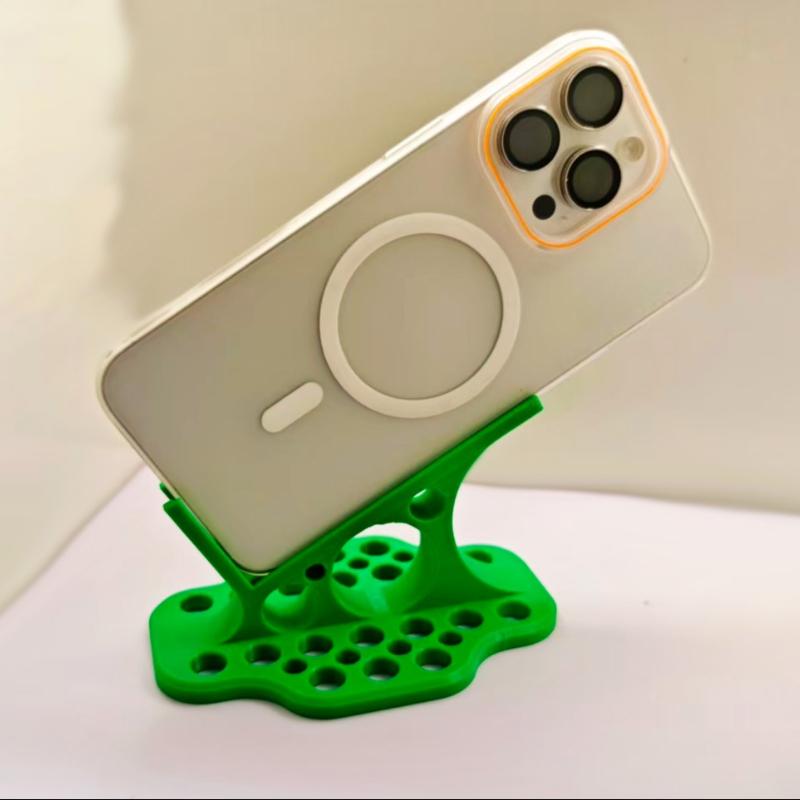 1pc Side-Lying Phone Holder for Bed - Anti-Drop Ergonomic Design,Heavy-Duty PP - Binge-Watching Gift for Women, Prevents Numb