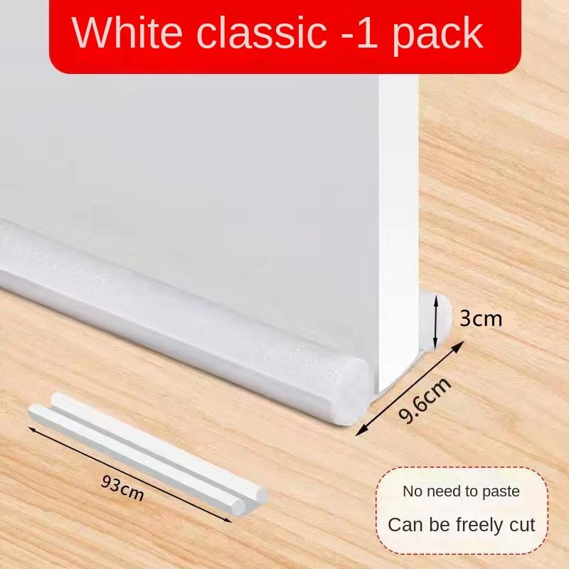 90CM 1PCS Waterproof Seal Strip Draught Excluder Stopper Door Bottom Guard Double Soundproof Flexible Wind Noise Reduction