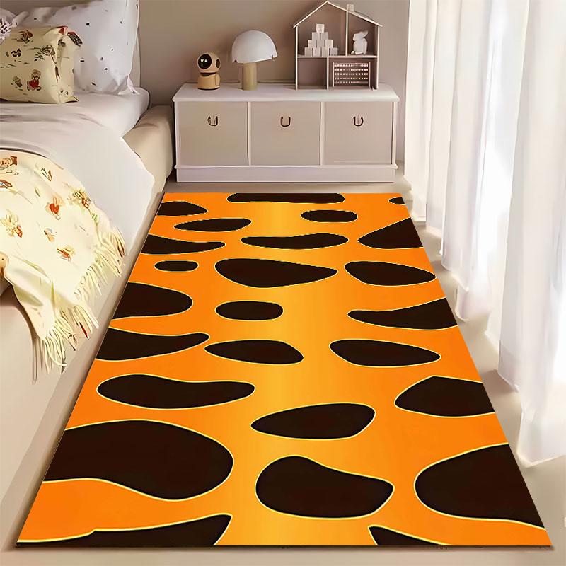 Leopard Print Pattern Carpet suitable as a non-slip mat for the living room or bedroom sofa