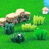 10-30 Resin Artificial Succulents Resin Small Ornament Dollhouse Miniature Model Micro Landscape Decor Christmas DIY Accessories