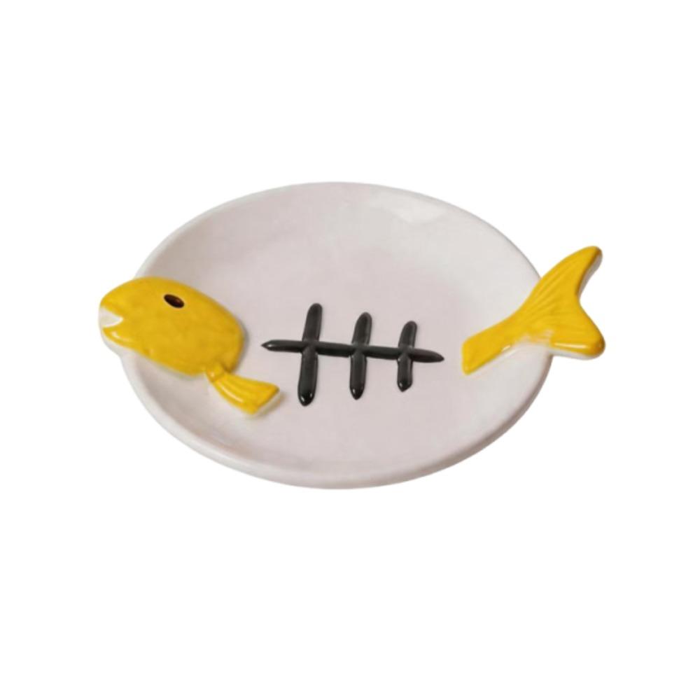 Ceramic Pet Food Water Bowl Cute Raised Pet Feeder Easy To Clean Pet Food Dispenser  Pet Supplies