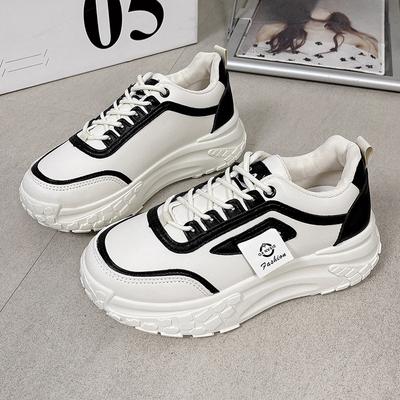 Daddy Shoes Женская осенняя новая модная темпераментная универсальная повседневная спортивная обувь на платформе Tide