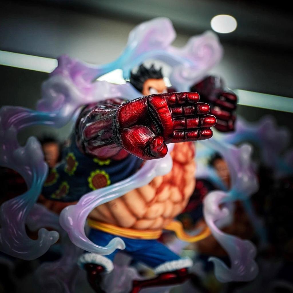JT Studio Фантастический Остров Призраков Луффи One Piece Gear 4 Аниме Статуэтка Коллекционная ПВХ Фигурка 14,96 дюйма / 38 см Игрушка Подарок