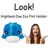 Yousheng Whale Ice Cream Holder Reusable Pint Sleeve for Ice Cream Soda Beer Cans Holder Comfortable Grip Fun Drink Accessory