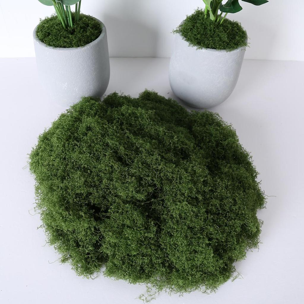 Искусственный мох, шелковистая трава, газон для ландшафтного дизайна и декора